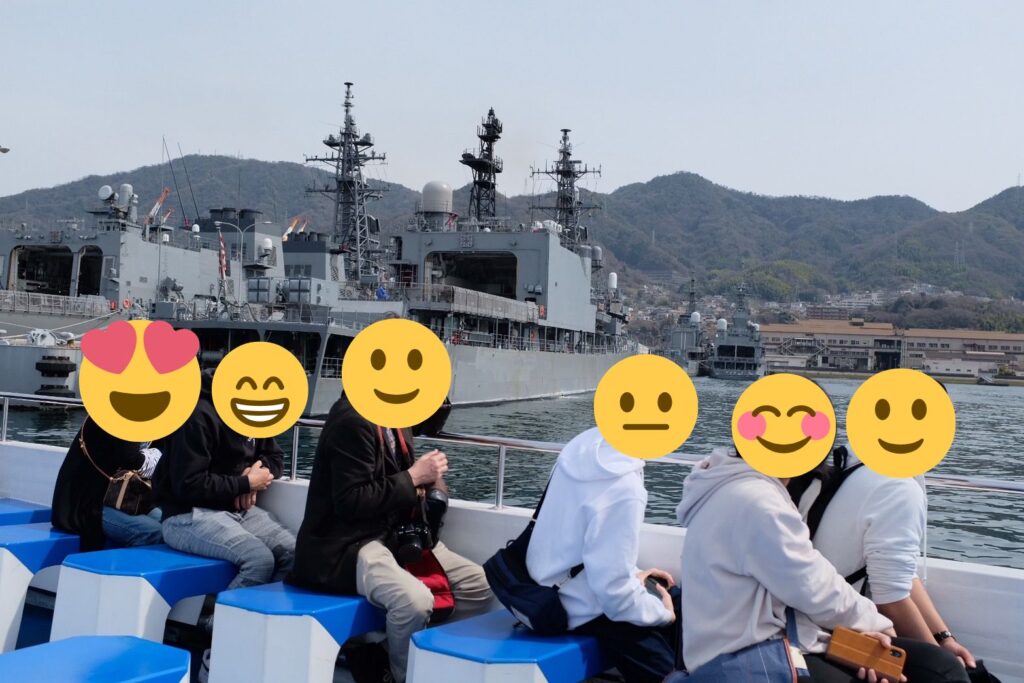 観光客の皆さん