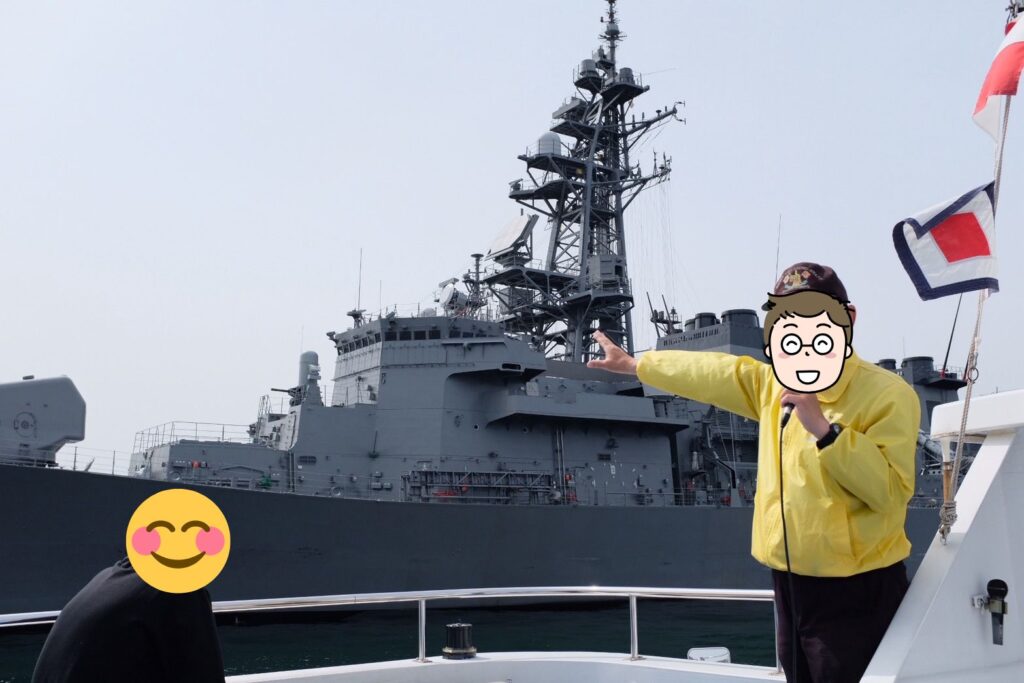 ガイドの方の熱心な説明つき
