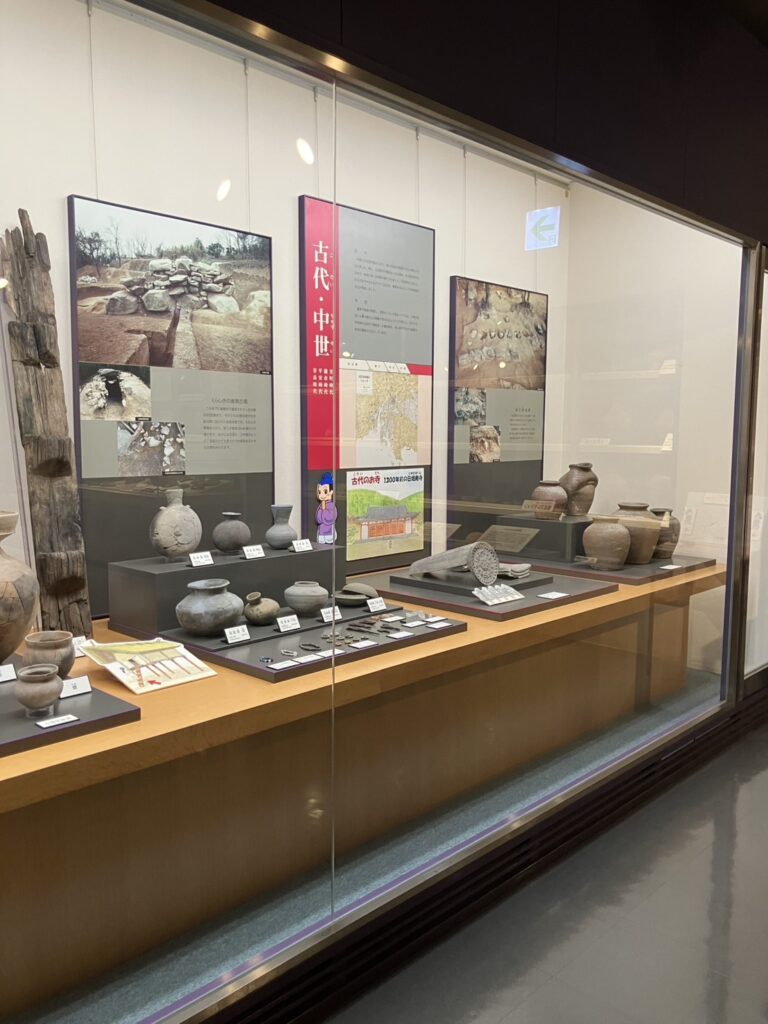 埋蔵文化財センターの展示