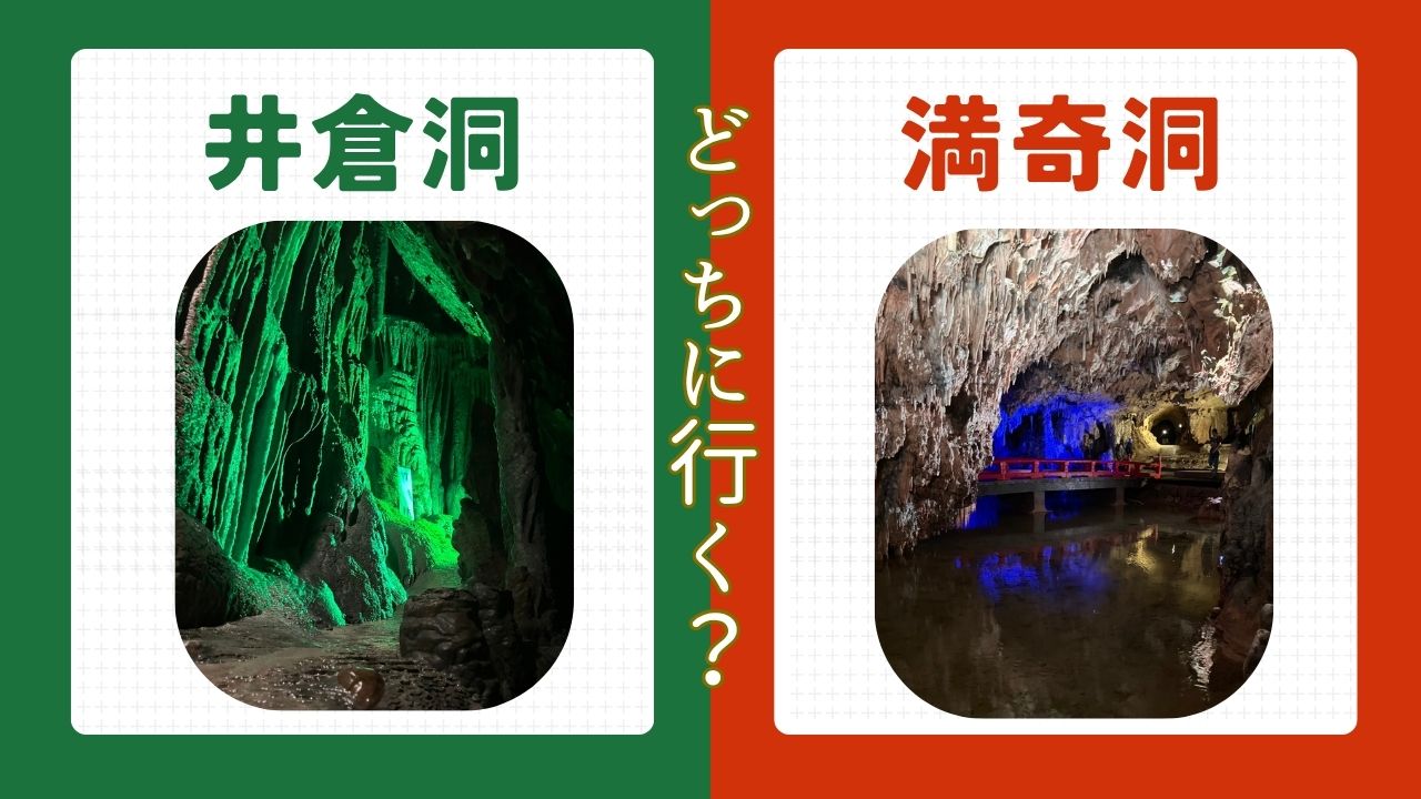 満奇洞井倉洞どっちに行く？のアイキャッチ画像