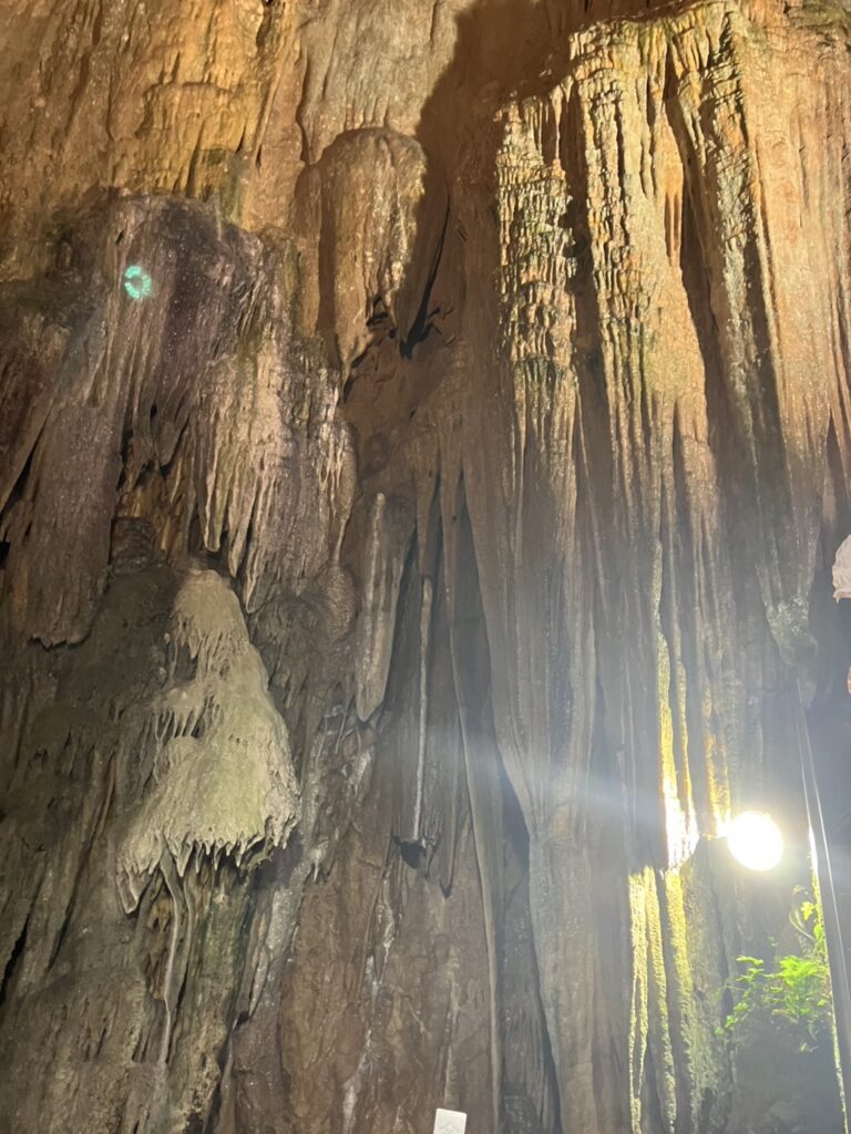 井倉洞の綺麗な洞内の写真