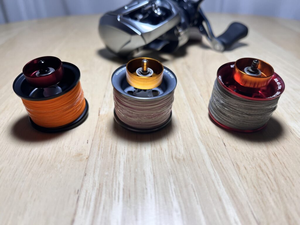アルファスSV TW ゴメクサスと、ハイテンスプールの画像。