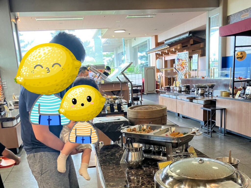 この日の、北海道＆沖縄フェアのお料理の写真。