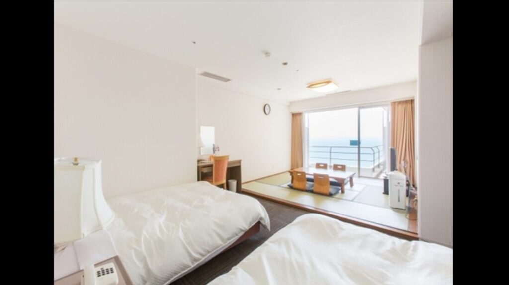 ダイヤモンド瀬戸内マリンホテルの、子連れに人気な和洋室。