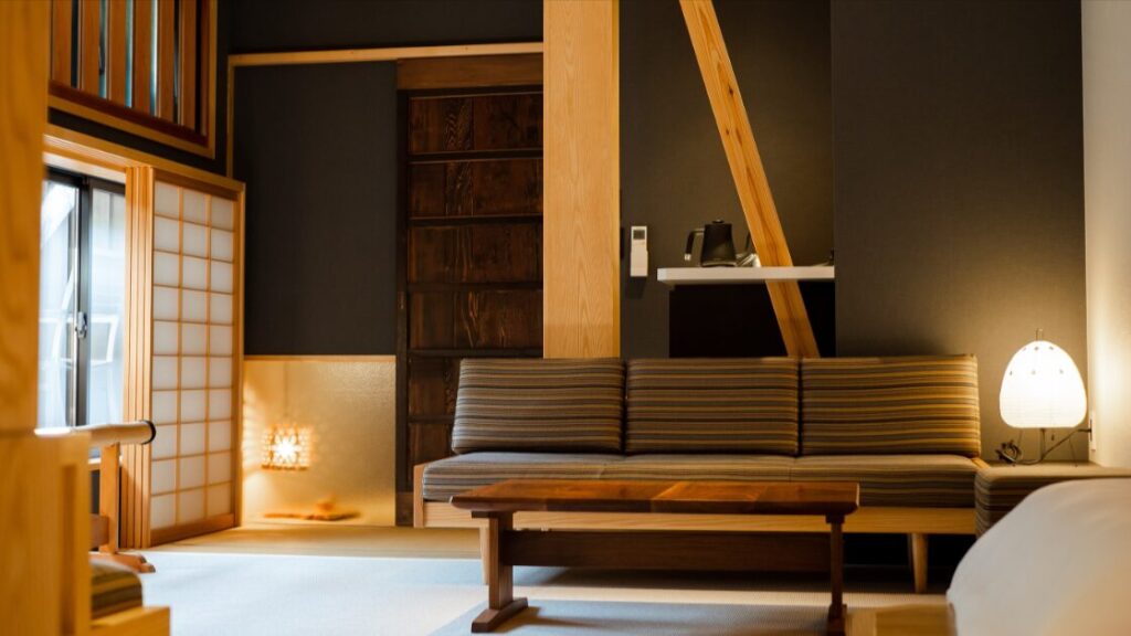 こちらの「さと」の間も、足が不自由な方でも過ごしやすいとされる部屋です。