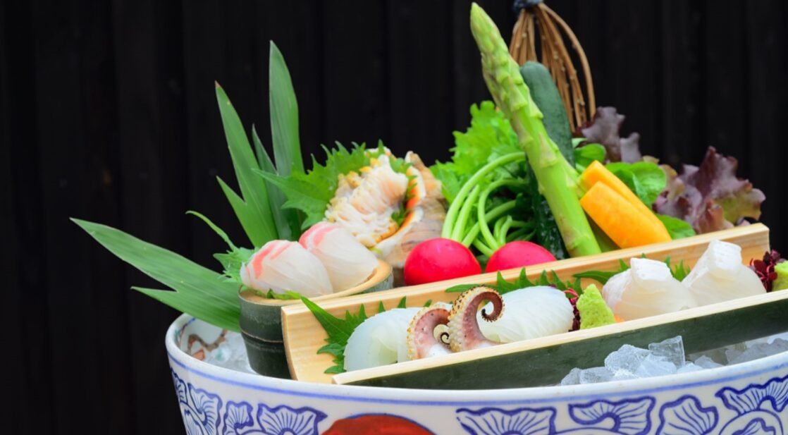 島宿真里は、昔ながらの日本の食文化が楽しめる。