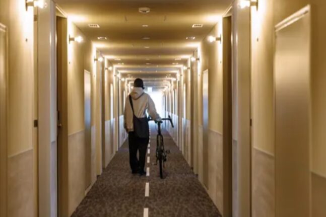 全客室に自転車の持ち込みが可能