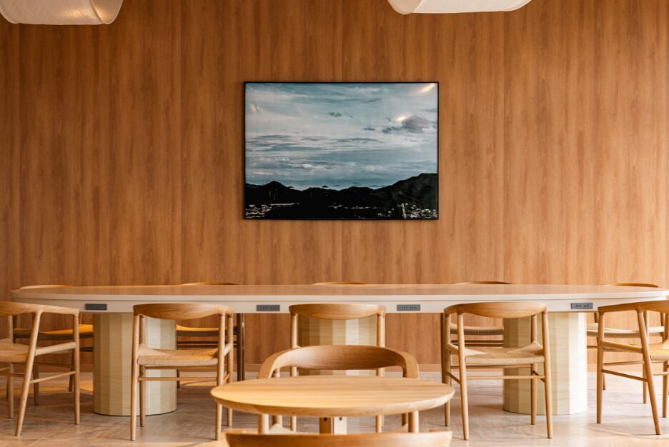 ホテル内に併設されてあるコワーキングスペース