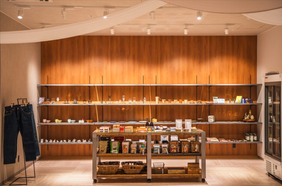 ホテル内のスーベニアショップ