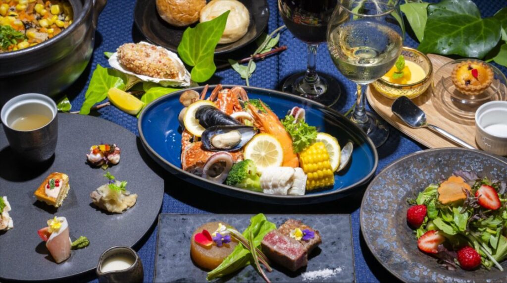 広島の地元の食材をふんだんに使った美味しい創作料理（尾道倶楽部）